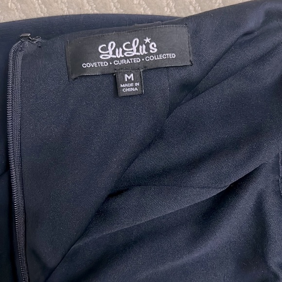 LuLu’s Dark Blue Dress - Picture 4 of 4